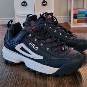 FILA Disruptors Navy NWOT